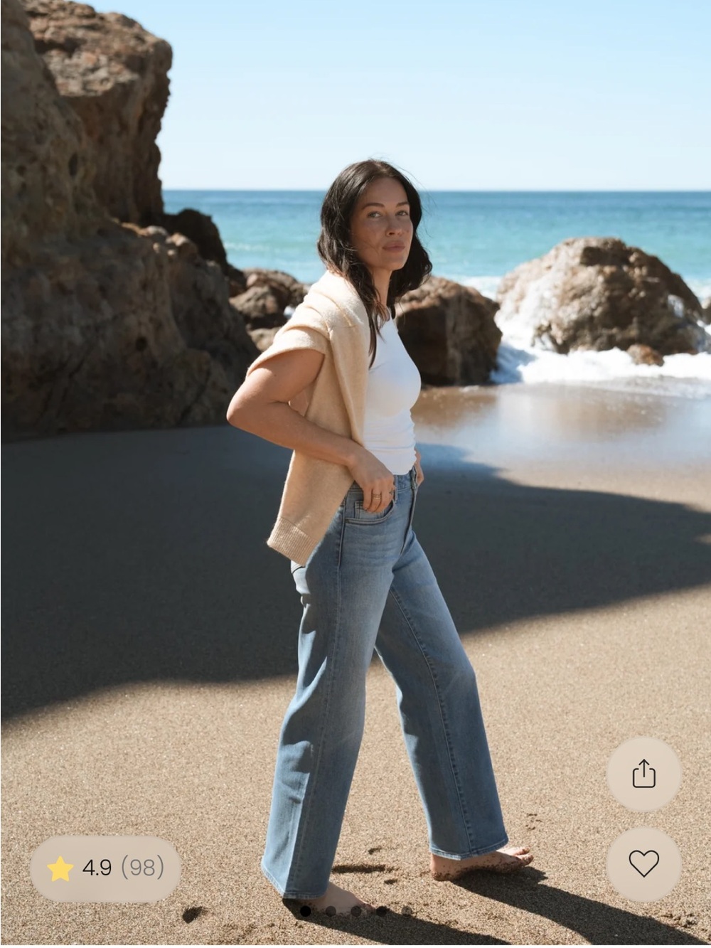 Carly Jean Dylan Dad jeans size 3